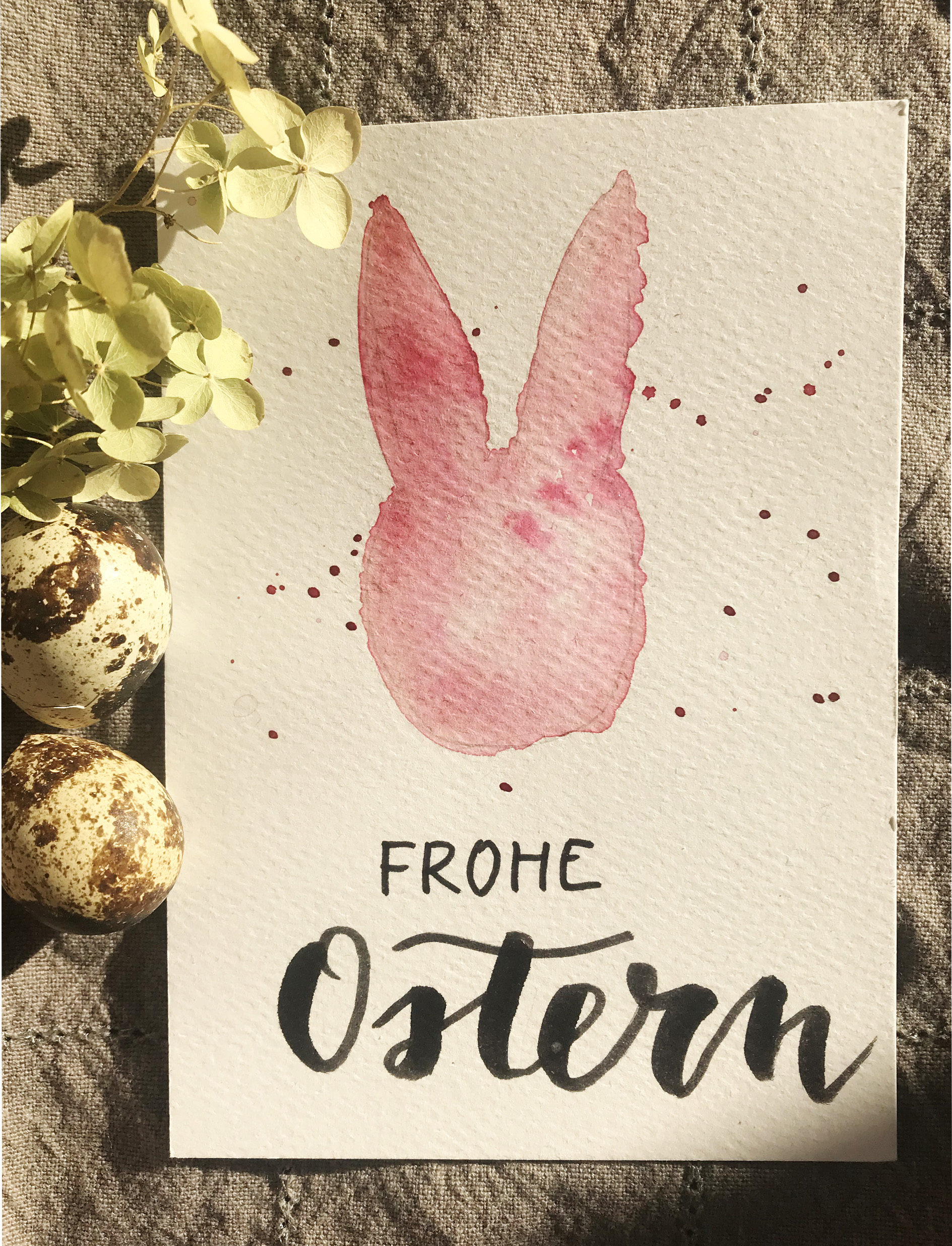 Persönliche Osterkarte Mit Freebie - HEIM & LIEBE